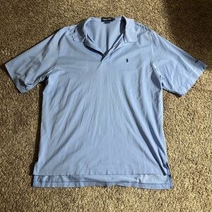 Men’s Polo Golf Ralph Lauren Blue Pine Valley Polo Shirt Size XL